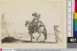 [Reiter in Landschaft]
