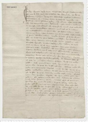 Testament der Kerstine, Witwe des Thomas van Hodenberge, zu Lüneburg. Es besiegeln die Ratsmannen Brandt Tzarstede und Lutke Semmelbecker.