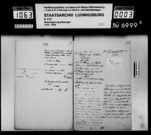 Schuldenwesen der Gesamtgemeinde Vellberg