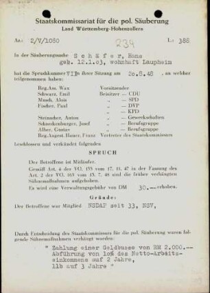 Schäfer, Hans