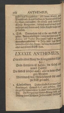 LXXXIX. Anthemius.