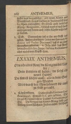 LXXXIX. Anthemius.