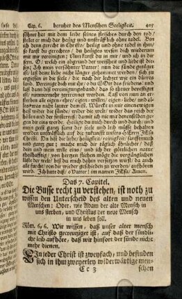 405-424, Das 7. - 8. Capitel