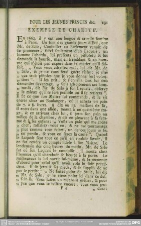 Exemple De Charité