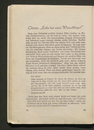 Christa: "Erika hat einen Wurzelklaps!"