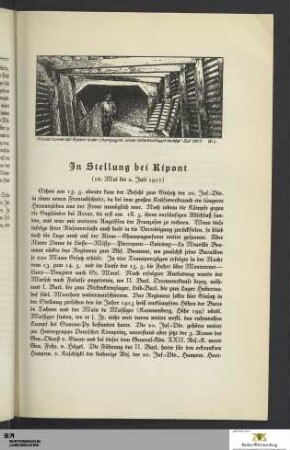 In Stellung bei Ripont