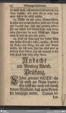 Prüfung am Montage