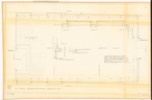 Reichsluftfahrtministerium, Berlin: Saalbau, Besprechungszimmer: Grundriss 1:20