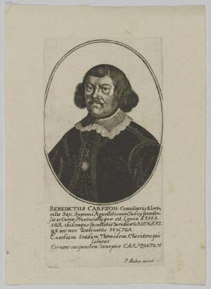 Bildnis des Benedictus Carpzou