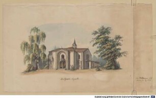 Nachlass von Anton Hallmann (1812 - 1845) - BSB Ana 355, A.III.a. Wallfahrtskapelle - BSB Ana 355.A.III.a