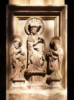 Madonna zwischen zwei Aposteln