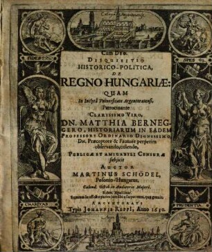 Disquisitio Historico-Politica De Regno Hungariae