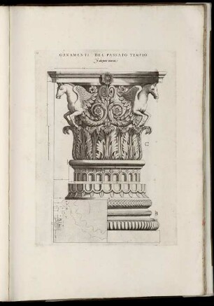 Ornamenti Del Passato Tempio.