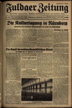 Ausgabe vom Mittwoch, den 08. September 1937.