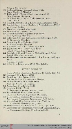 Ältere Gemälde (Nr. 147-177)