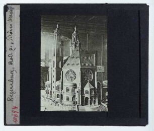 Regensburg, Neupfarrkirche, ehem. Wallfarhrtskirche zur Schönen Maria,Hieber, Modell für die Wallfahrtskirche zur Schönen Maria in Regensburg (München NM)