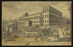 Die Piazza del Quirinale, Rom