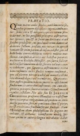 Praefatio.