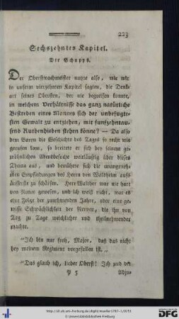 Sechszehntes Kapitel.