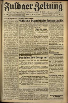 Ausgabe vom Mittwoch, den 07. August 1935.