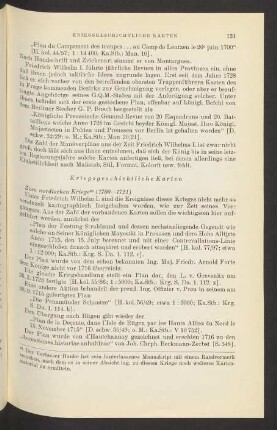 Kriegsgeschichtliche Karten