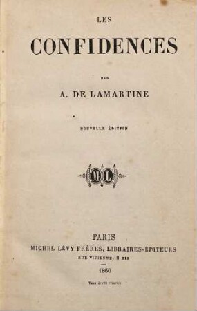 Les confidences