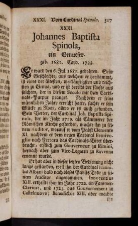 517-520, XXXI. Johannes Baptista Spinola