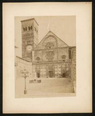 Dom San Rufino, Assisi: Außenansicht, Fassade