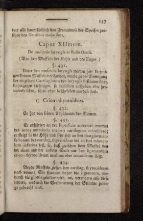 Caput XIImum. De musculis laryngis et Bulbi Oculi.