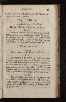 Caput XIImum. De musculis laryngis et Bulbi Oculi.