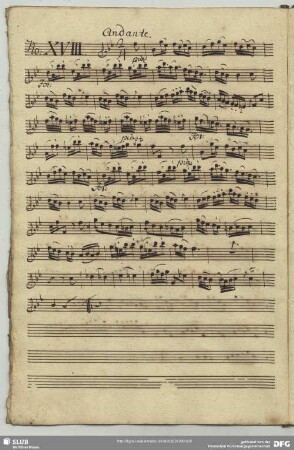 18. Anonymus, Andante, B-Dur