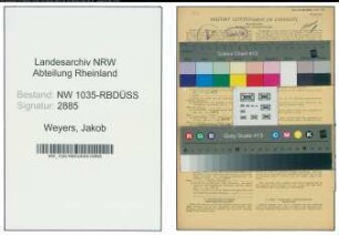 Entnazifizierung Jakob Weyers , geb. 21.04.1902 (Chemotechniker)