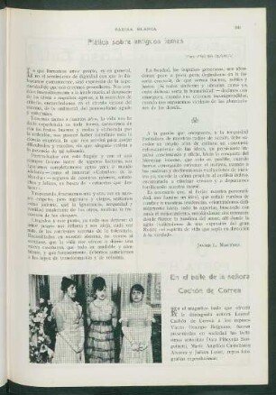 En el baile de la señora Cachón de Correa