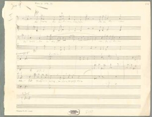 Die Weihnachtsgeschichte, Sketches, V (4), Coro, op.10, LüdD p.441 - BSB Mus.N. 119,39 : [caption title:] Jes. 9