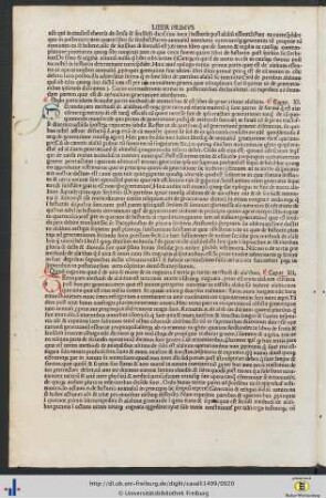 Cap. XI Ordo particularis secundae partis methodi de animalibus et est liber de generatione