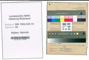 Entnazifizierung Heinrich Nipken , geb. 23.01.1905 (Schiffsfuehrer)