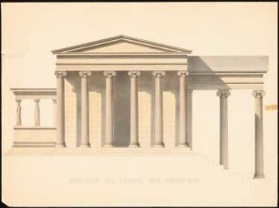 Erechtheion auf der Akropolis, Athen: Ansicht der Portikus