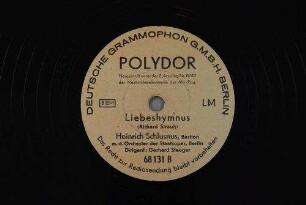 Liebeshymnus / (Richard Strauß)
