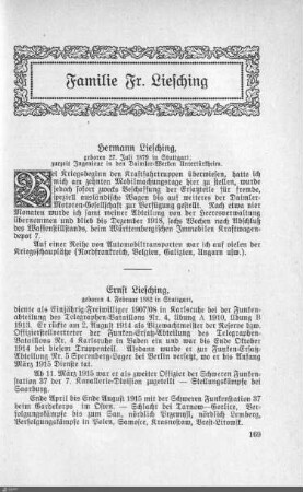 Familie Fr. Liesching