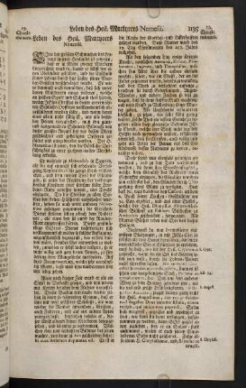 1135-1146, Leben des Heil. Martyrers Nemesii - Leben der H. Victoriae, Jungfrauen und Martyrin