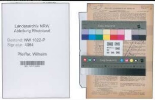 Entnazifizierung Wilhelm Pfeiffer , geb. 14.12.1888 (Lehrer)
