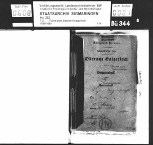 Vogt- und Bürgermeisterwahlen zu Stetten bei Haigerloch