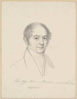 Bildnis Hess, Peter von (1792-1871), Maler