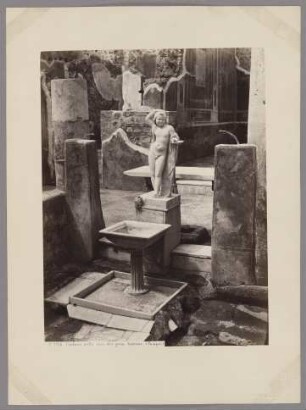 Pompeji: Brunnen in der Casa del gran balcone