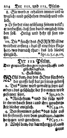 Der 112. Psalm