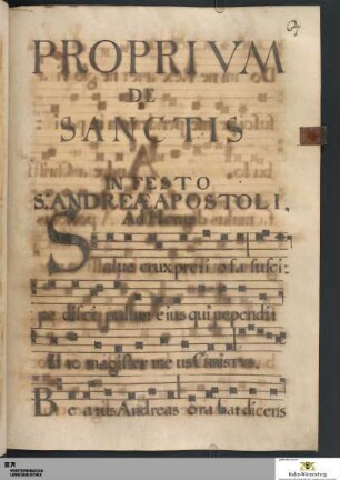 Proprium de sanctis