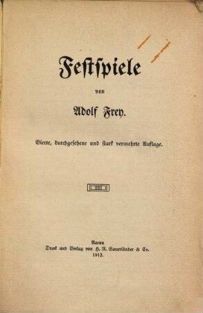 Festspiele