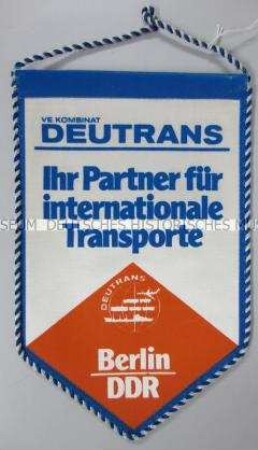 Wimpel des VE Kombinats Deutrans