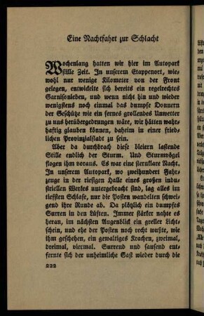222-233, Eine Nachtfahrt zur Schlacht