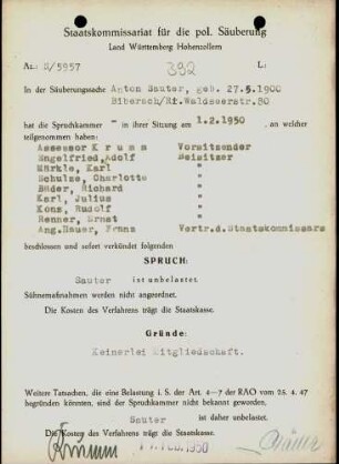 Sauter, Anton